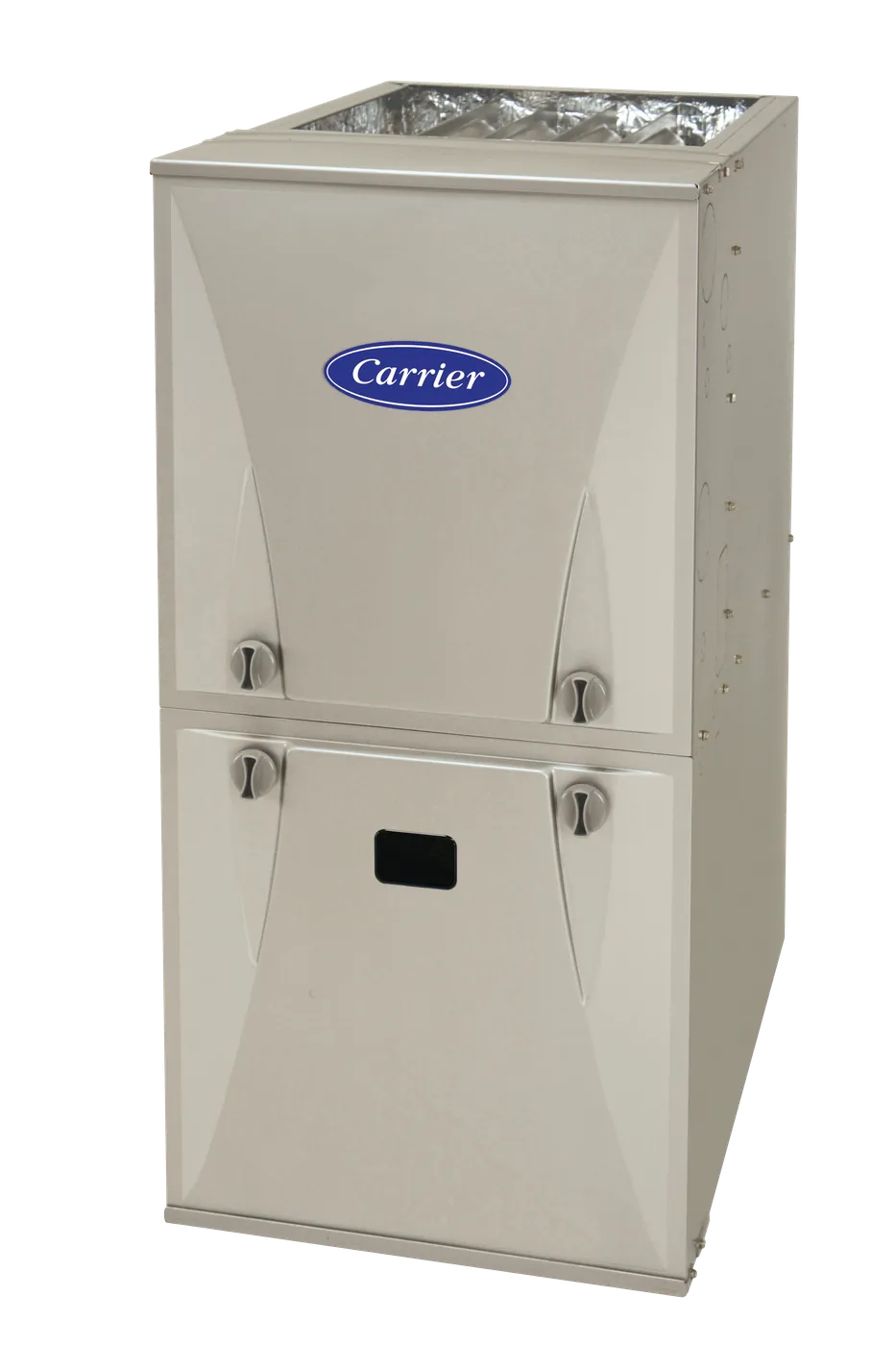 Carrier Performance series indoor gas furnace, illustrative manufacturer photograph